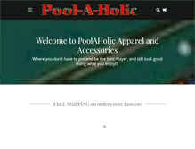 Tablet Screenshot of poolaholic.com